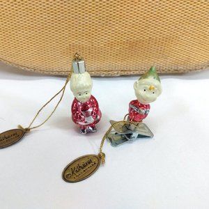 Katherine's Collection LOT OF 2 Mrs. Santa Elf
